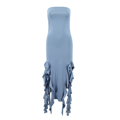 One Shoulder Jellyfish Lace Dress for Parties