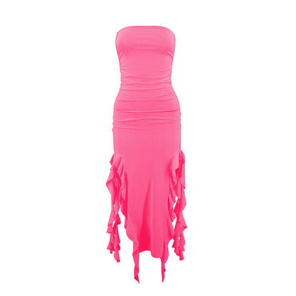 One Shoulder Jellyfish Lace Dress for Parties