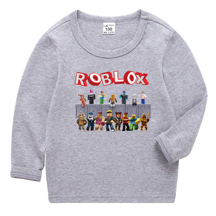 2020 Kids Korean Style Roblox Long Sleeve T-Shirt