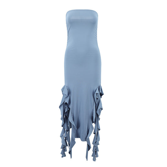 One Shoulder Jellyfish Lace Dress for Parties